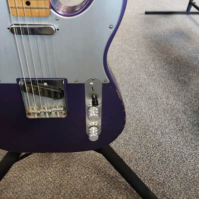 Used 2018 Fender Limited Edition Road Worn '50s Telecaster - Purple Metallic with Fender Deluxe Padded Gigbag image 3