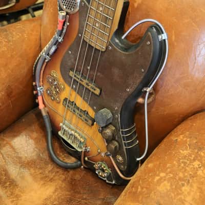 Luthier "Madmax" JB Steampunk 2000s Sunburst image 6