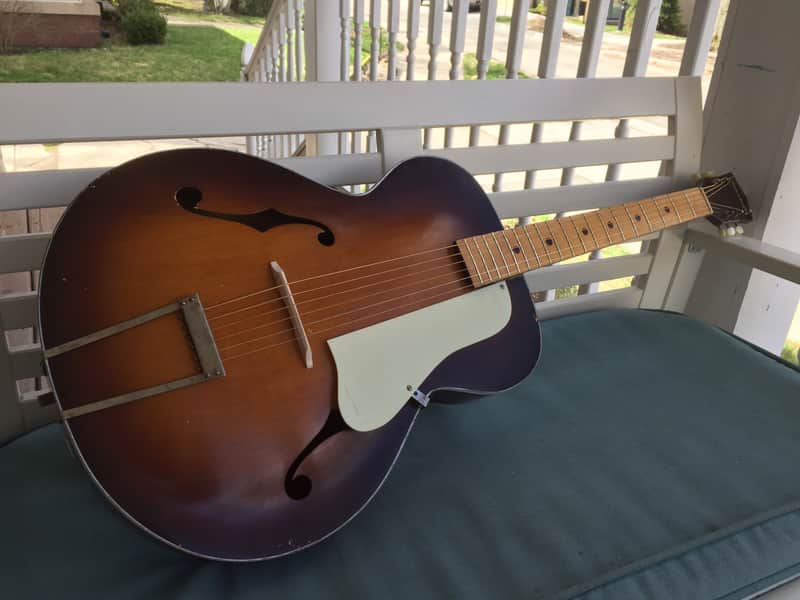 Kay-made Custom Kraft N-2 Archtop 1960s Sunburst image 1