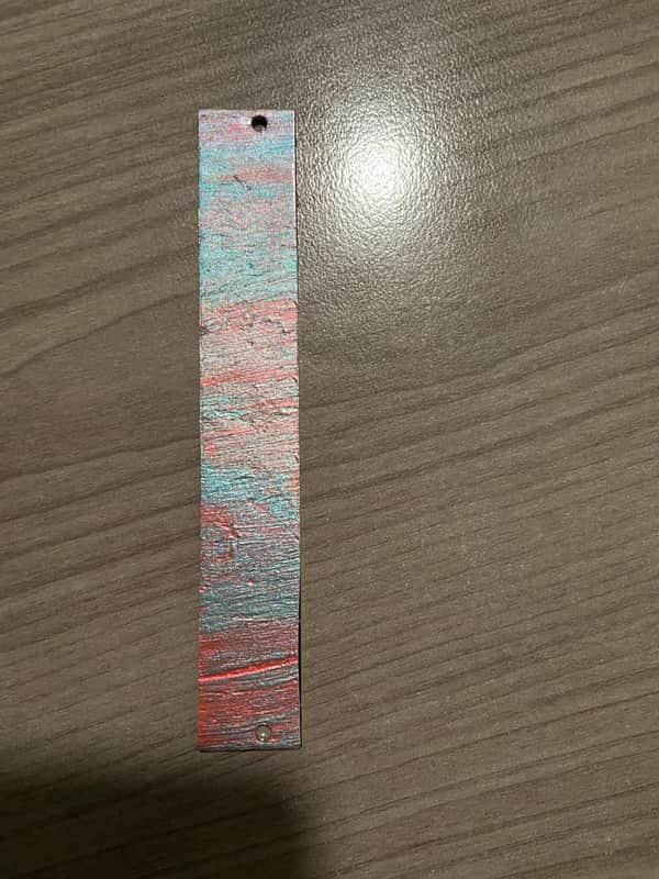 Unbranded 4hp blank eurorack panel one of a kind pearlescent paint job image 1