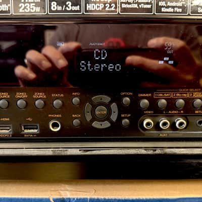 Denon IN-Command AVR-X4200W 7.2 Ch 235W 4K BT WiFi Receiver w/ Accessories; Tested SEE VIDEOS image 5