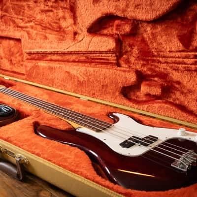 Fender Standard Precision Bass with Rosewood Fretboard 2000 - Midnight Wine (MIM) image 10