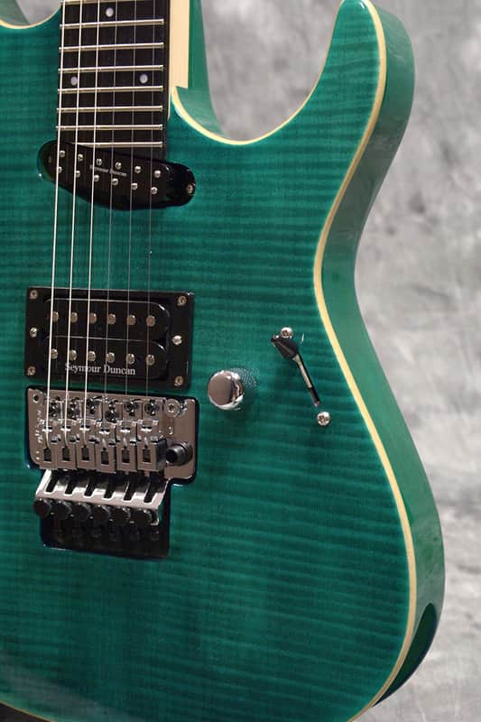 Edwards E-MV-125FR Black Turquoise Green | Reverb