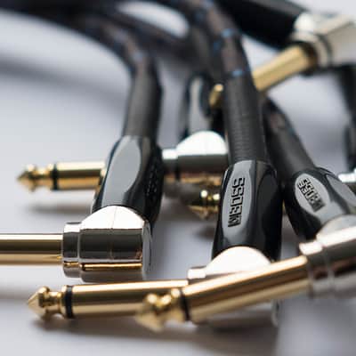 Boss BIC-10A, 10FT / 3M Instrument Cable, Angled/Straight 1/4" Jack image 6