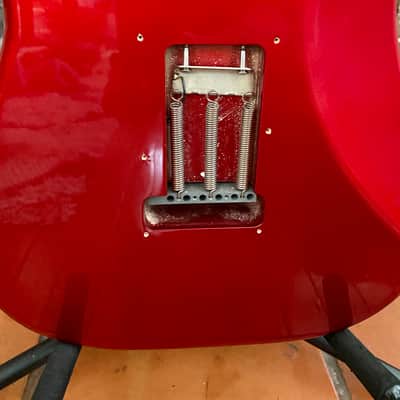 Fernandes Strat 90’s - Cherry Red with OHSC image 8
