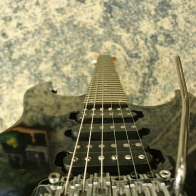 Mid-90s Black Yamaha RGX 421D FR Tremolo Super Strat HSH | Reverb