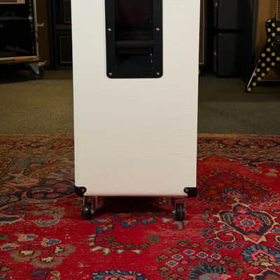 Marshall 1960B 4x12" Straight Guitar Speaker Cabinet 1970's Re-Finished - White image 5