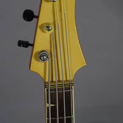 Migma Star Bass 1960s - Red semi Hollow VG cond w video image 2