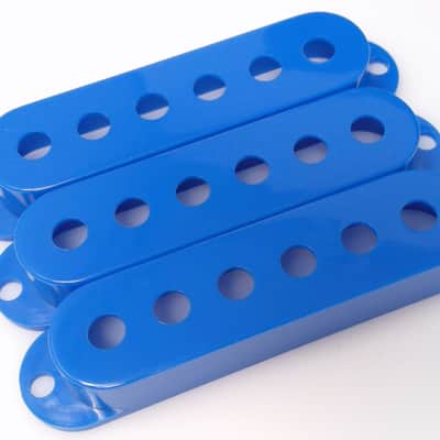 True Custom Shop® Blue 52mm Single Coil Pickup Covers for Fender Stratocaster image 1