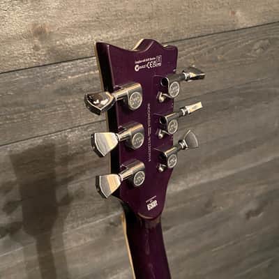 ESP LTD EC-256 Electric Guitar Transparent Purple Burst image 6
