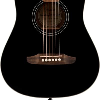 Fender California Standard Redondo Mini with Bag, Spruce Top, Black image 2