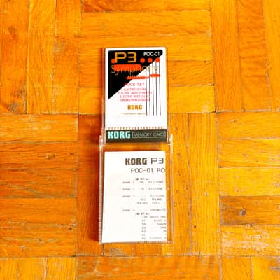 **VERY RARE** Korg POC-01 Symphony (Rock Set) - Memory Card for Korg P3 piano module expander! image 7
