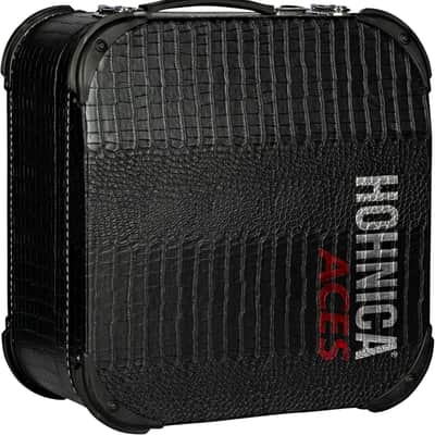 Hohner Aces II Model Diatonic Accordion Key of FBbEb with case and straps image 9