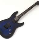 Schecter Omen Elite-6 Guitar See-Thru Blue Burst B-Stock 1739