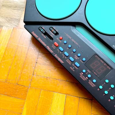 Yamaha DD-14 (Japan, 1993) Vintage electronic MIDI drum machine and synth groove-box with compatible power supply! With super cool Scraper function! image 9