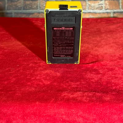 Boss OD-1 Over Drive (Black Label) 1977 - 1985 - Yellow image 4