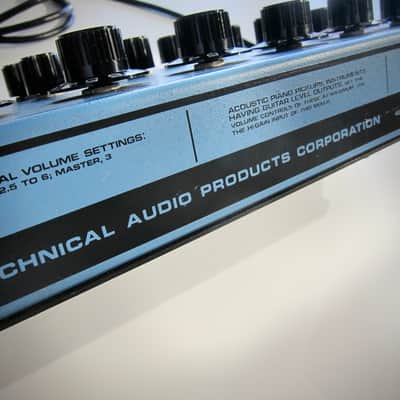 Tapco Keyboard Mixer 100 Preamp Circa-1970s- Blue & Black image 13