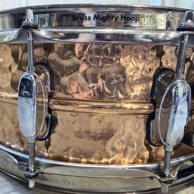 Tama Hand Hammered 14in Snare 1990 - Bronze/Brass image 4