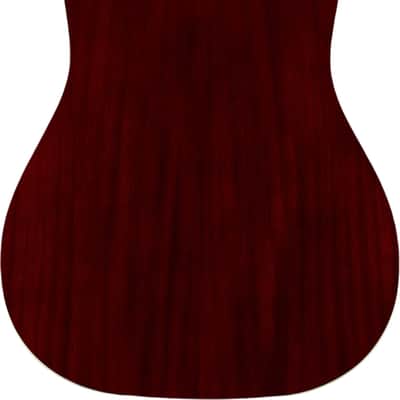 Guild DS-240 Dreadnought Acoustic Guitar, Solid Spruce Top, Wine Red image 3