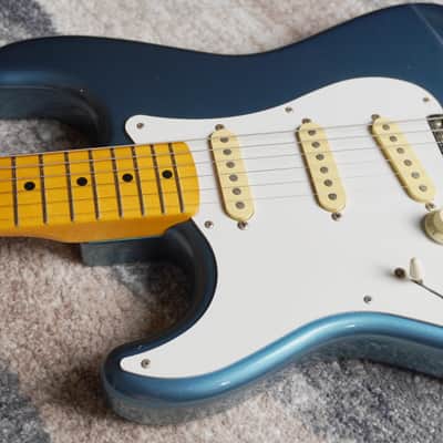 2007-2008 Fender Japan ST57-LH '57 Stratocaster Left-Handed OLB Old Lake Placid Blue MIJ image 7