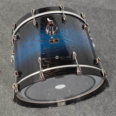 Used Yamaha Live Custom Hybrid Oak 3pc Drum Set Uzu Ice Sunburst - Very Good image 6