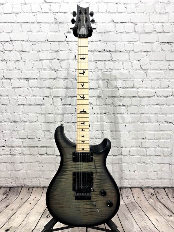 PRS Dustie Waring Signature CE 24 Floyd Faded Blue Wraparound Smokeburst 2024 image 1