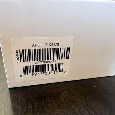 Universal Audio Apollo x4 QUAD Thunderbolt 3 Audio Interface 2019 - Present - Gray image 5