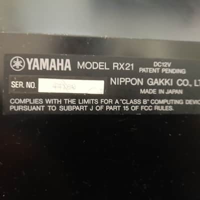 Yamaha RX-21 Drum Machine image 5