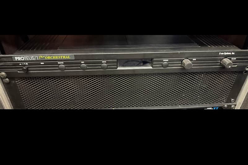 E-MU Systems Proteus/1 Plus Orchestral Rackmount 32-Voice Sampler Module 1989 - Black