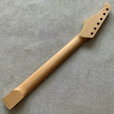 Mini Guitar Strat Style Maple Wood Neck, 22 Frets Rosewood Fingerboard image 10