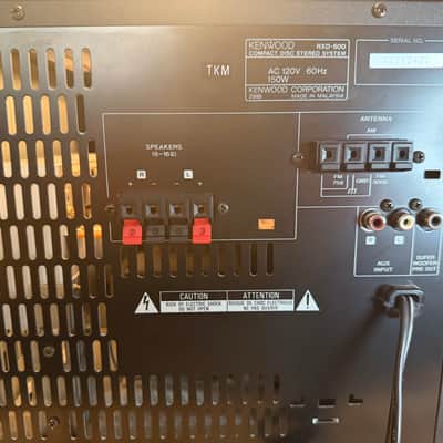 Kenwood XD-500 Stereo 3 Compact Disc Changer 2 Cassette Decks Fully Operational! image 9