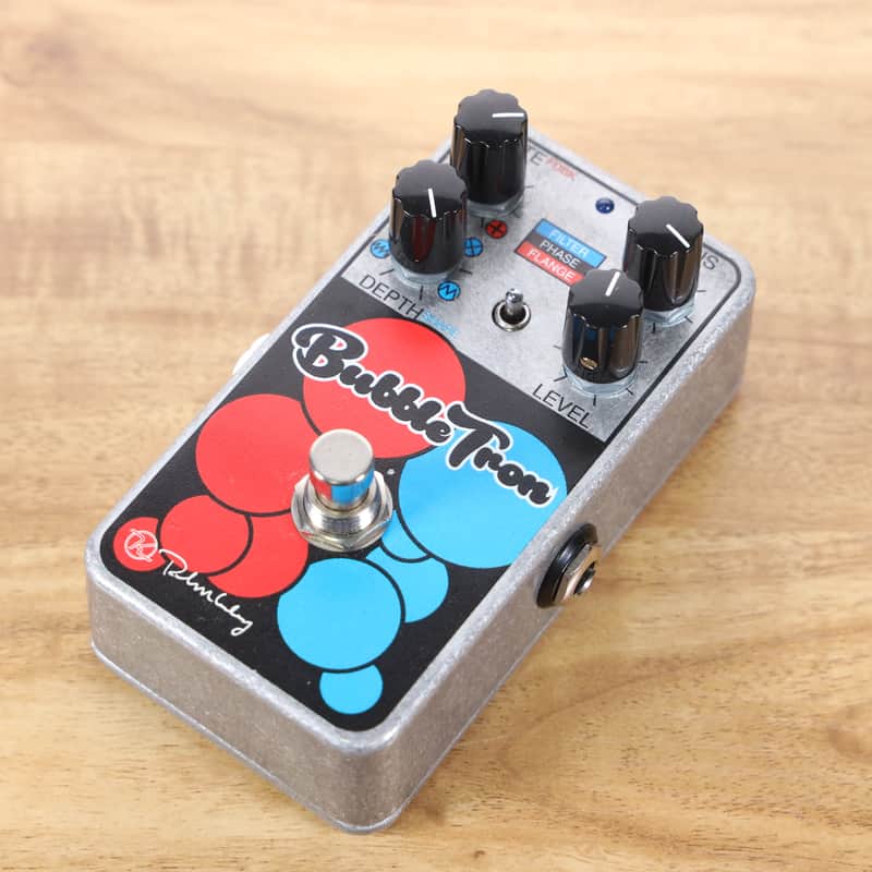 Keeley Bubbletron Flanger / Phaser 2016 - Present - Silver / Blue / Red image 1