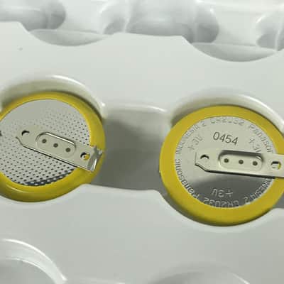 Panasonic CR-2032 3V lithium battery solder pin for Yamaha DX7 DX7II FD S TX816 TX7 TX802 TF1