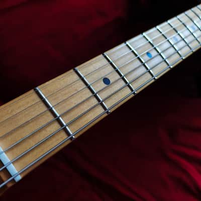 Fender Noventa Stratocaster Surf Green - immaculate image 10