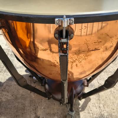 Set of 4 Ludwig Standard Series Polished Copper Timpani with Gauges - 23"/26"/29"/32" image 9
