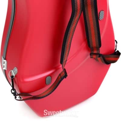 BAM Graffiti Hightech Slim Cello Case - Red Raspberry with Silver Seal (GrafHTSCloRd1) image 3
