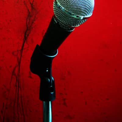 Vintage 1980's Realistic Highball / Shure SM58 Handheld Cardioid Dynamic Microphone Low Z w accessories # 2 image 3