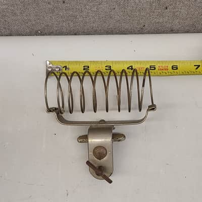 Leedy 1920s Stayput Drum Stick Holder Coil Spring W/ Bracket image 10