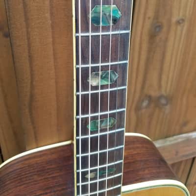 Early 70's Harmony Model  HM 400 Flattop Acoustic Guitar Martin D-41 Copy Nice Great Player & Sound image 5