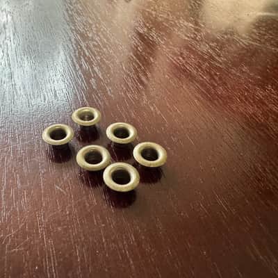Gibson Vintage 1957 Kluson Nickel Tuner Ferrules Bushings 1956 1956 1958 1959 1960 image 2