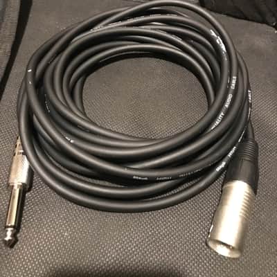 XLR Male to 1/4" Mono Jack Cable Bundle (5m & 1.5m) - Job Lot image 1