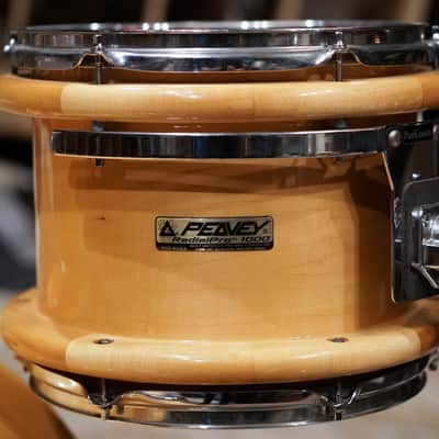 Peavey 12/14/16/20" Radial Pro 1000 Drum Set 1990s - Natural Gloss image 2
