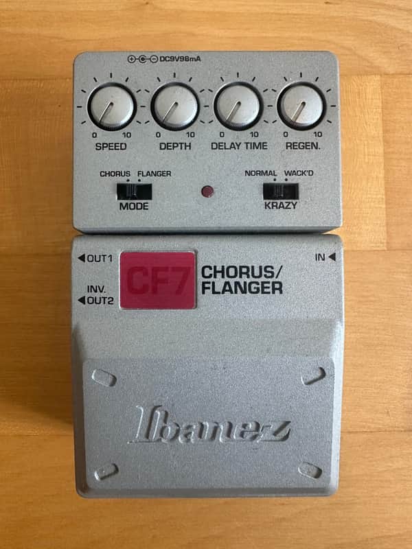 Ibanez CF7 Chorus / Flanger 2000s - Gray image 1