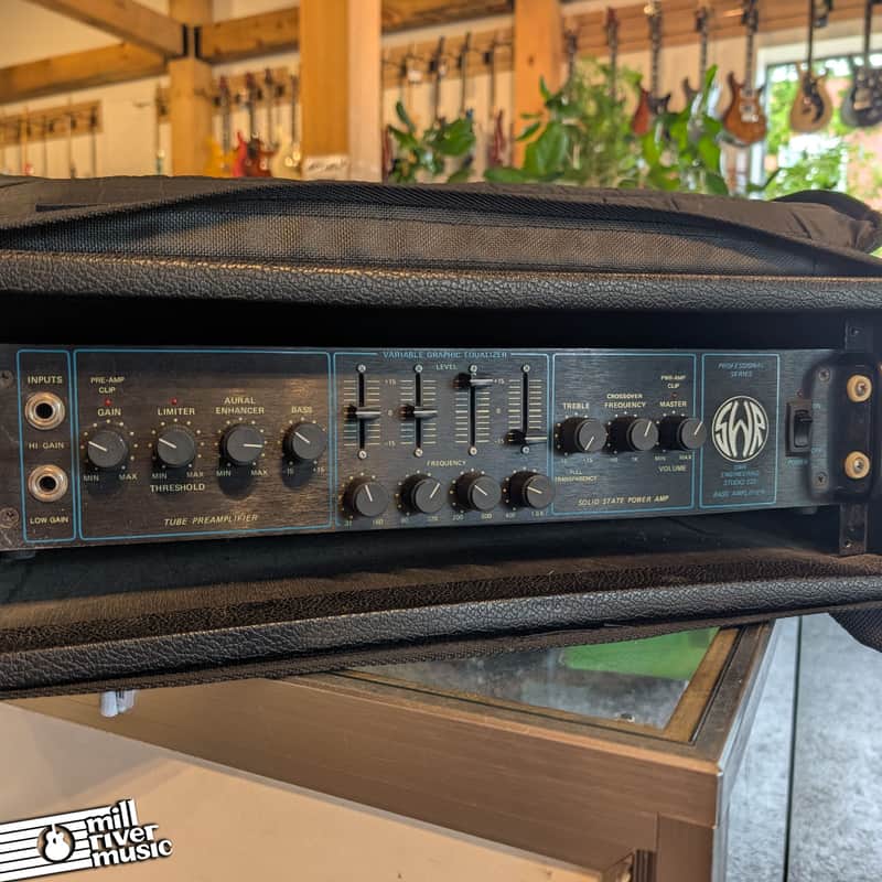 SWR Studio 220 Bass Amplifier w/ Rack Bag - Used image 1