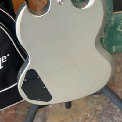 Epiphone SG Sandard Electric Guitar Silver Mist With Soft Epiphone Logo Case image 15