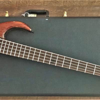 Tobias Signature 5 String Bass. 1990 Catalog Bass. Unique 1 of a Kind. Bubinga-Wenge image 19