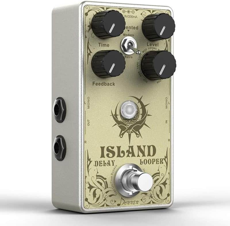 Island Multi-function Delay Guitar Effect Pedal, Multi-type Delay