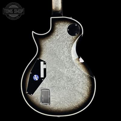 ESP Original Series Eclipse Custom Silver Liquid Metal Burst w/case E8031252 image 5