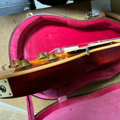 Gibson 1958 Les Paul Re-issue 2022 - Washed Cherry Sunburst image 13
