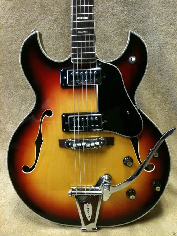 Vintage Conrad / Matsumoku Berney Kassel Semi-Hollow Body Electric Guitar image 1